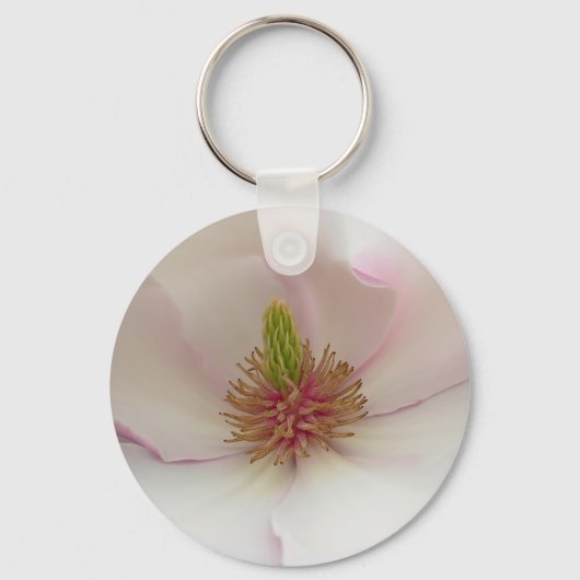 Magnolia Sleutelhanger Mooie Bloem Sleutelhanger (Voorkant)
