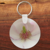 Magnolia Sleutelhanger Mooie Bloem Sleutelhanger (Voorkant)