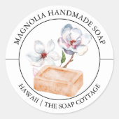 Magnolia Soap label (Voorkant)