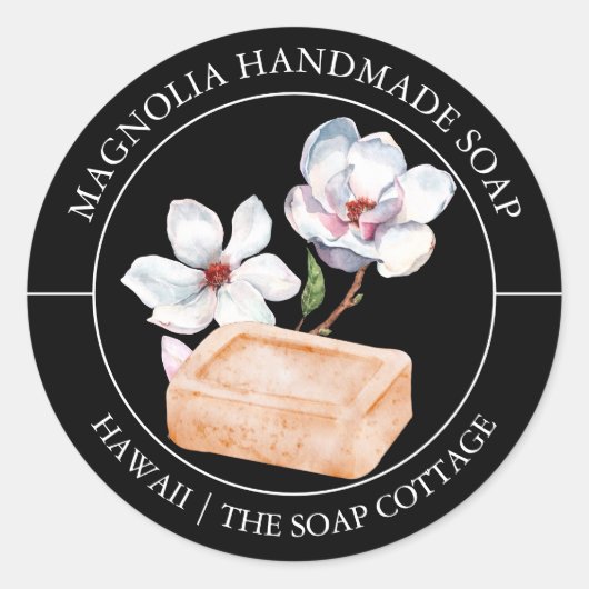 Magnolia Soap label (Voorkant)