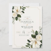 Magnolia Southern Charm Save the Date Kaart (Voorkant)