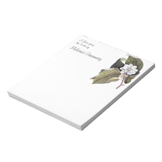  Magnolia Southern Style Aangepaste notities Notitieblok (Linkerzijde)