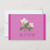  magnolia spring bruiloft RSVP (Achterkant)