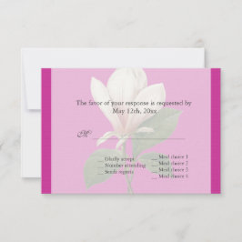  magnolia spring bruiloft RSVP