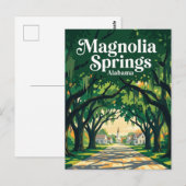 Magnolia Springs VS Briefkaart (Voorkant / Achterkant)