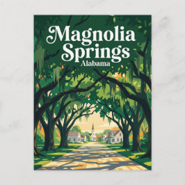 Magnolia Springs VS Briefkaart