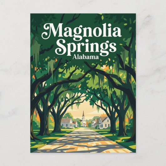 Magnolia Springs VS Briefkaart (Voorkant)