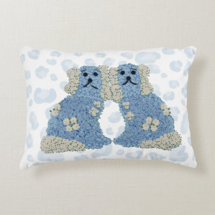 Magnolia Staffordshire Dogs Ginger Jars Accent Kussen