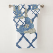 Magnolia Staffordshire Dogs Ginger Jars Bad Handdoek (Insitu)