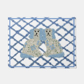 Magnolia Staffordshire Dogs Ginger Jars Deurmat (Voorkant)