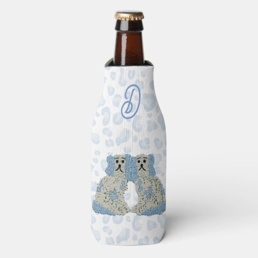 Magnolia Staffordshire Dogs Ginger Jars Jar Flesjeskoeler (Fles Voorkant)