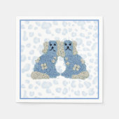 Magnolia Staffordshire Dogs Ginger Jars Servet (Voorkant)