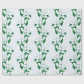 Magnolia Sway in Slate and Green Cadeaupapier (Vlak)