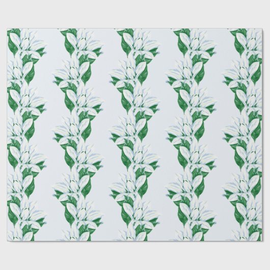 Magnolia Sway in Slate and Green Cadeaupapier (Vlak)