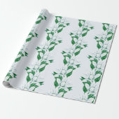 Magnolia Sway in Slate and Green Cadeaupapier (Uitgerold)