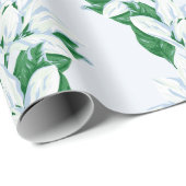 Magnolia Sway in Slate and Green Cadeaupapier (Rol Hoek)