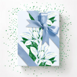 Magnolia Sway in Slate and Green Cadeaupapier
