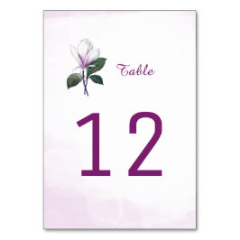 Magnolia Table Number Kaarten