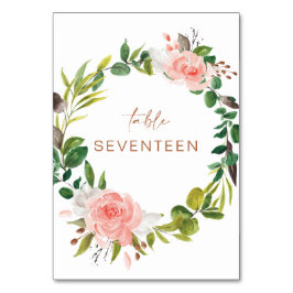 Magnolia Table Number Seating Kaart Sign L201