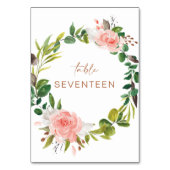 Magnolia Table Number Seating Kaart Sign L201 (Voorkant)