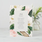 Magnolia tafelnummer met zitplaatsen (Staand voorkant)