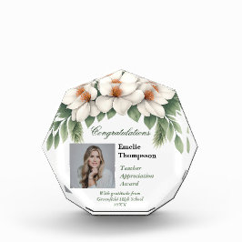 Magnolia Teacher Appreciation Award Keepsake Foto