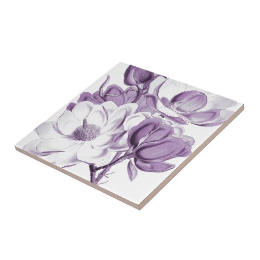 Magnolia Tegeltje (Zijkant)