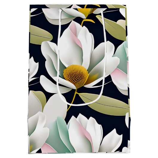 Magnolia Tissue Paper Medium Cadeauzakje (Achterkant)