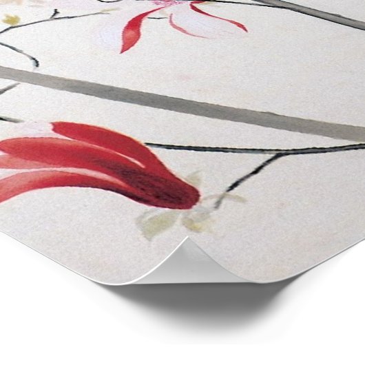 Magnolia Tree Art Poster (Hoek)