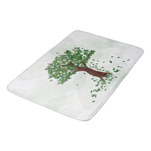 Magnolia Tree Bathmat Badmat (Gekanteld)