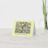 Magnolia Tree Blossom/Soft Moonlight Yellow/hi Kaart (Voorkant)