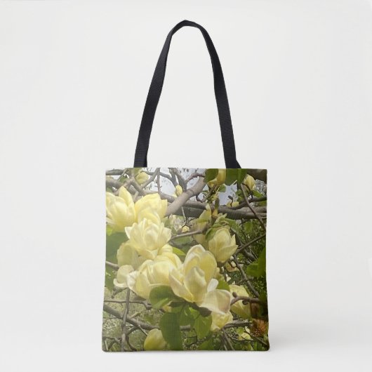 Magnolia Tree Branch Foto Tote Bag (Voorkant)