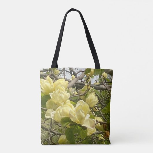 Magnolia Tree Branch Foto Tote Bag (Achterkant)