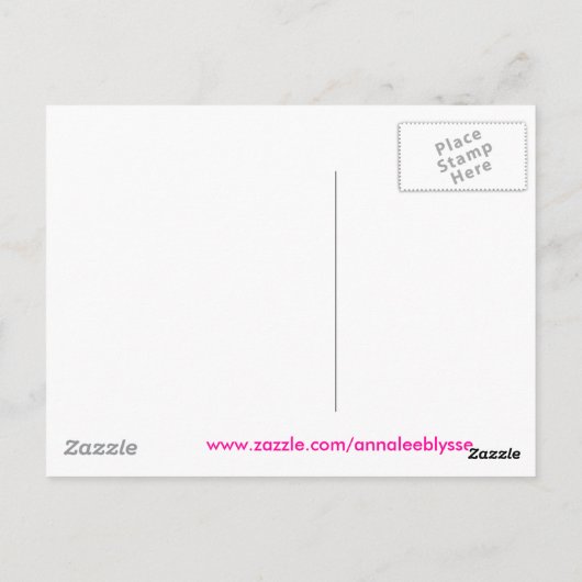 Magnolia Tree Briefkaart (Achterkant)