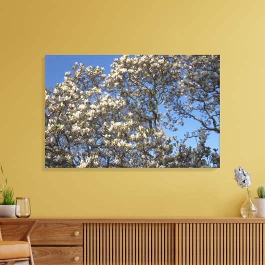 Magnolia Tree Canvas Afdruk (Insitu (Woonkamer))