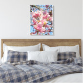 Magnolia Tree Canvas Afdruk (Insitu (Slaapkamer))