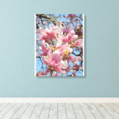Magnolia Tree Canvas Afdruk (Insitu (Houten vloer))