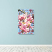 Magnolia Tree Canvas Afdruk (Insitu (Houten vloer))