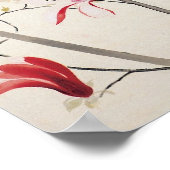 Magnolia Tree door Kobayashi Kokei, Japanse kunst Poster (Hoek)