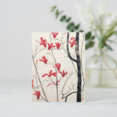 Magnolia Tree door Kobayashi Kokei,  Natuur Briefkaart (Staand voorkant)