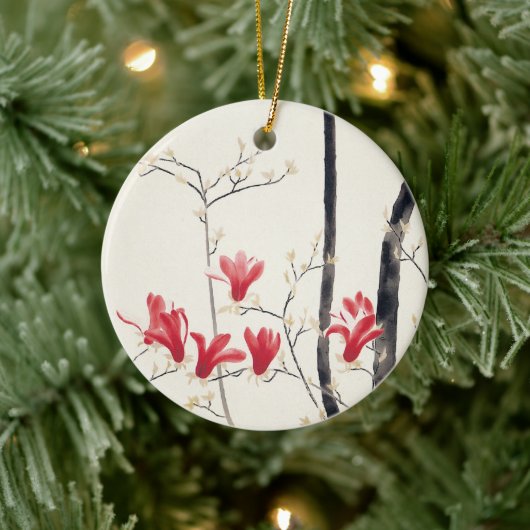 Magnolia Tree door Kobayashi Kokei,  Natuur Keramisch Ornament (Boom)