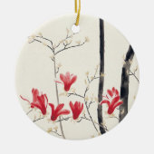 Magnolia Tree door Kobayashi Kokei,  Natuur Keramisch Ornament (Voorkant)