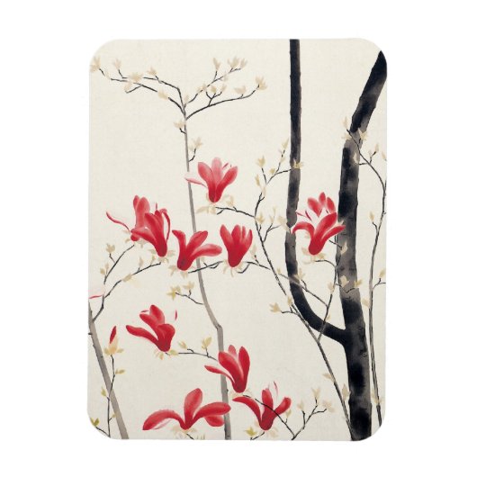 Magnolia Tree door Kobayashi Kokei,  Natuur Magneet (Verticaal)