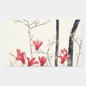 Magnolia Tree door Kobayashi Kokei,  Natuur Rechthoekige Sticker (Voorkant)