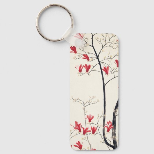 Magnolia Tree door Kobayashi Kokei,  Natuur Sleutelhanger (Voorkant)