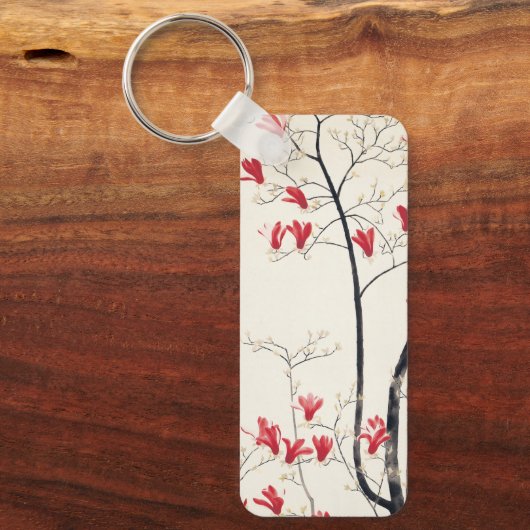 Magnolia Tree door Kobayashi Kokei,  Natuur Sleutelhanger (Voorkant)