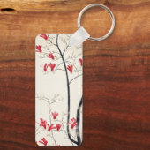 Magnolia Tree door Kobayashi Kokei,  Natuur Sleutelhanger (Achterkant)