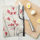 Magnolia Tree door Kobayashi Kokei, Natuur Theedoek (Quarter Fold)