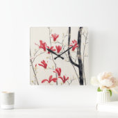 Magnolia Tree door Kobayashi Kokei,  Natuur Vierkante Klok (Huis)