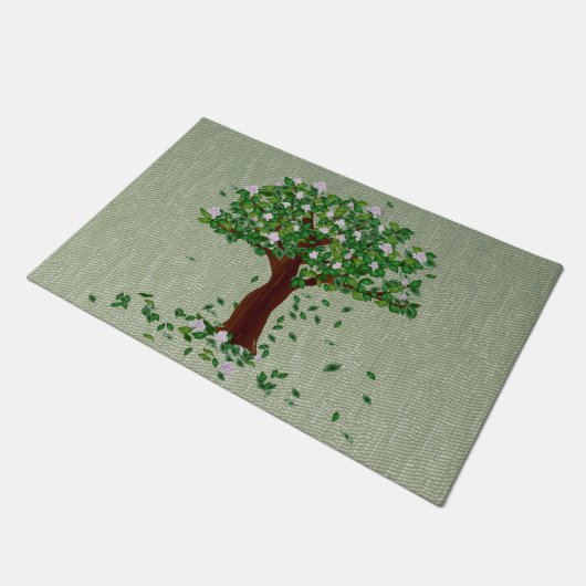 Magnolia Tree Doormat Deurmat (Schuin)